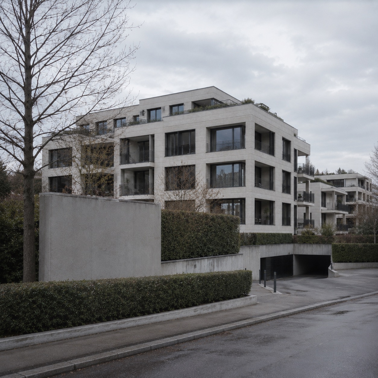 Modernes Mehrfamilienhaus in der Schweiz – professionelle Immobilienverwaltung und Bewirtschaftung durch die Wohnliegenschaften Management AG in Schlieren bei Zürich
